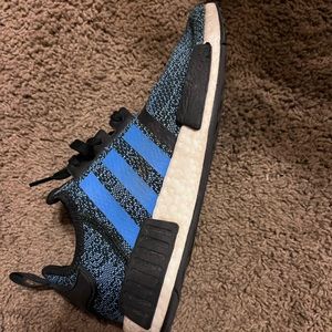Blue nmd shoes barley worn